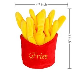 Pet Fast Food Plush, Puppy Dog Chew toy